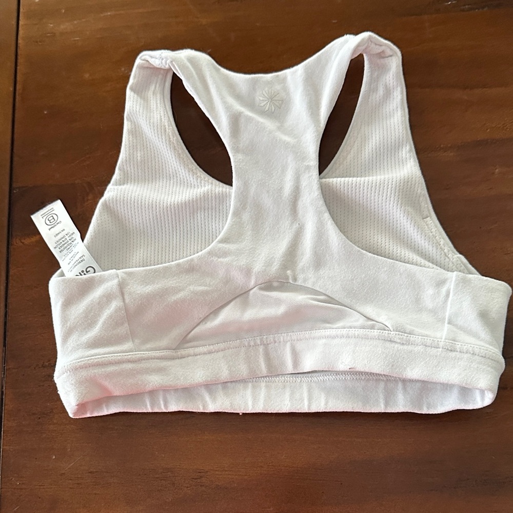 Set of 3 Sports Bra Trio - Black (Nike) White (Athleta) and Pink/Salmon (Nike) - Picture 4 of 9